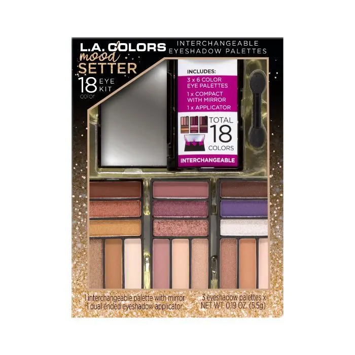 LA Colors 18 color Moodsetter Eyeshadow - Amazed