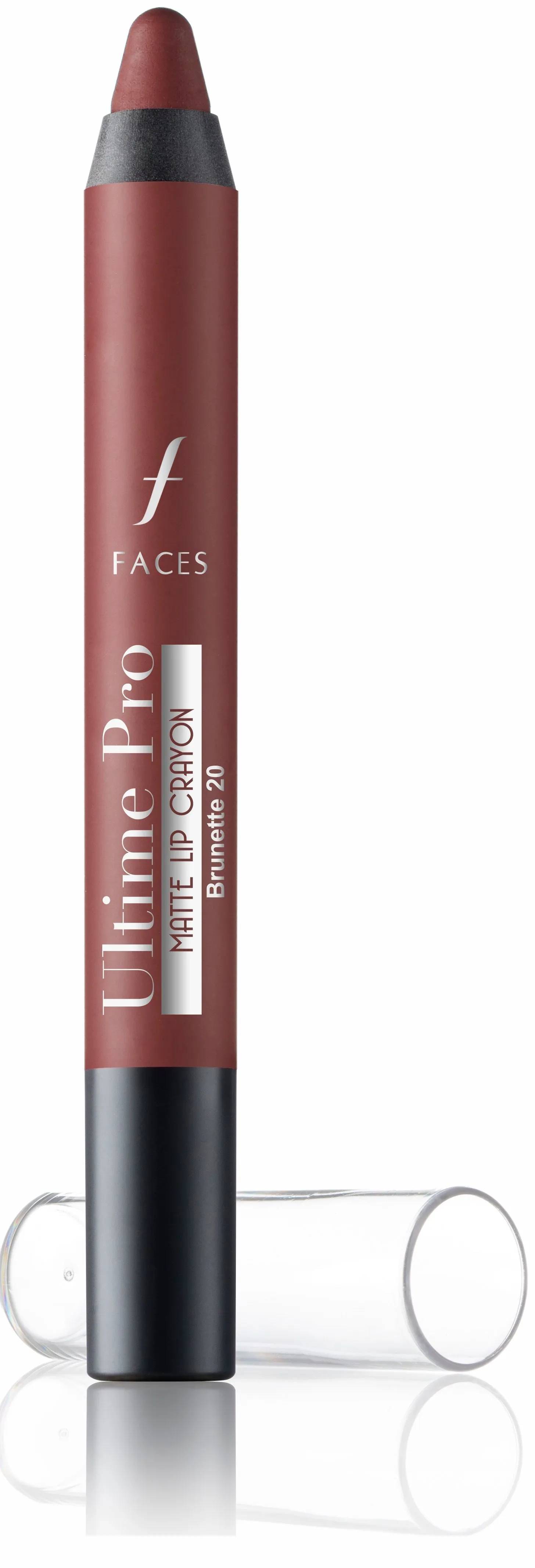 Faces Canada Ultime Pro Matte Lip Crayon With Free Sharpener - Brunette 20