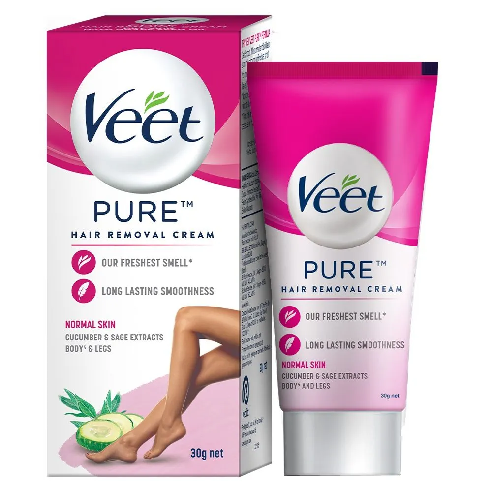 Veet Pure Hair Removal Cream for Women With No Ammonia Smell, Normal Skin