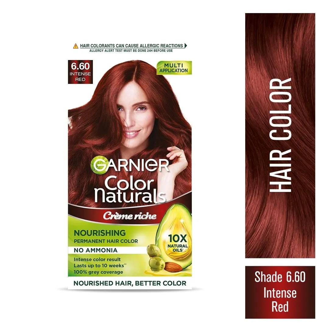 Garnier Color Naturals Creme Hair Color - 6.60 Intense Red