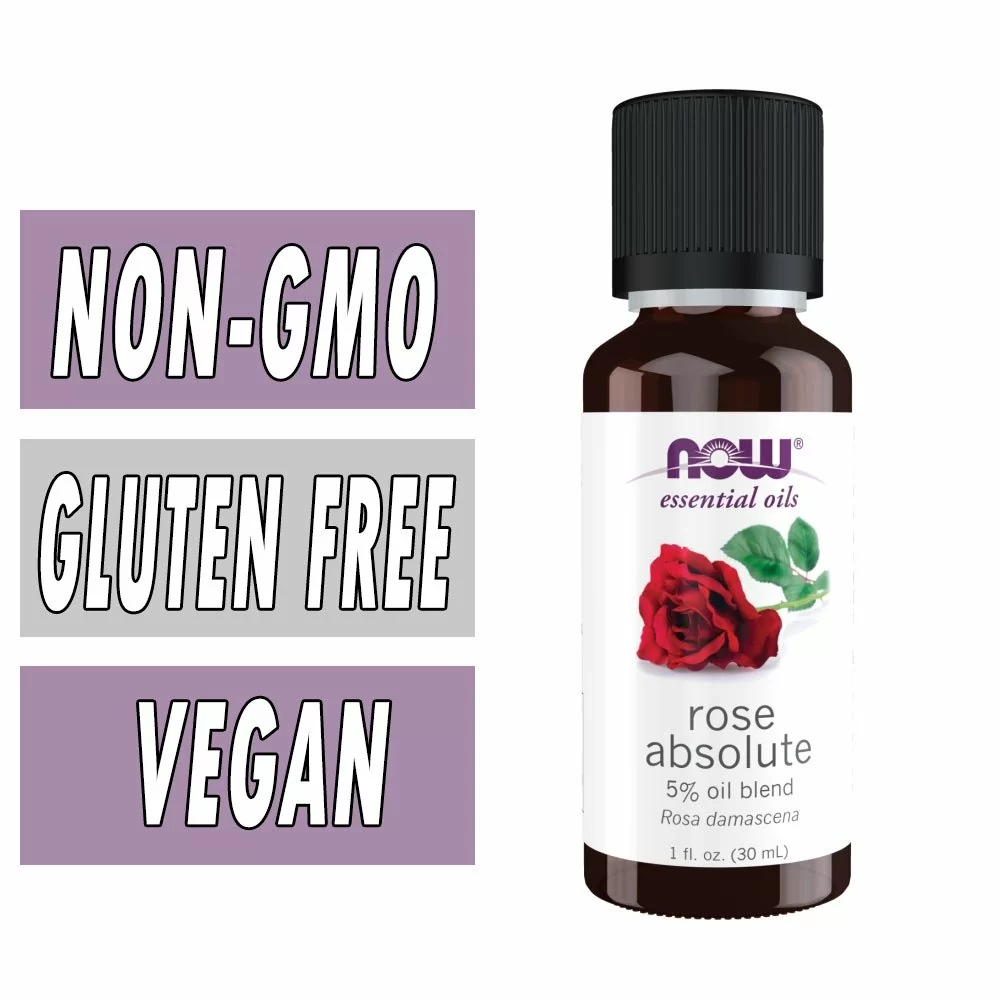 NOW Rose Absolute Oil Blend - 1 fl. oz.