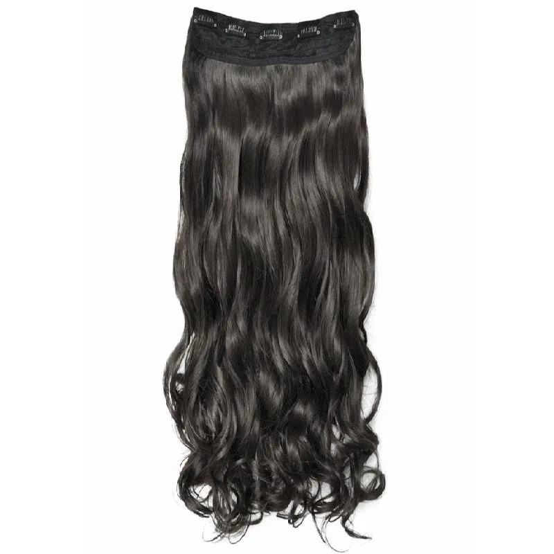 Artifice 5 Clip Extra Long 30" Curly/Wavy Hair Extension - Natural Black