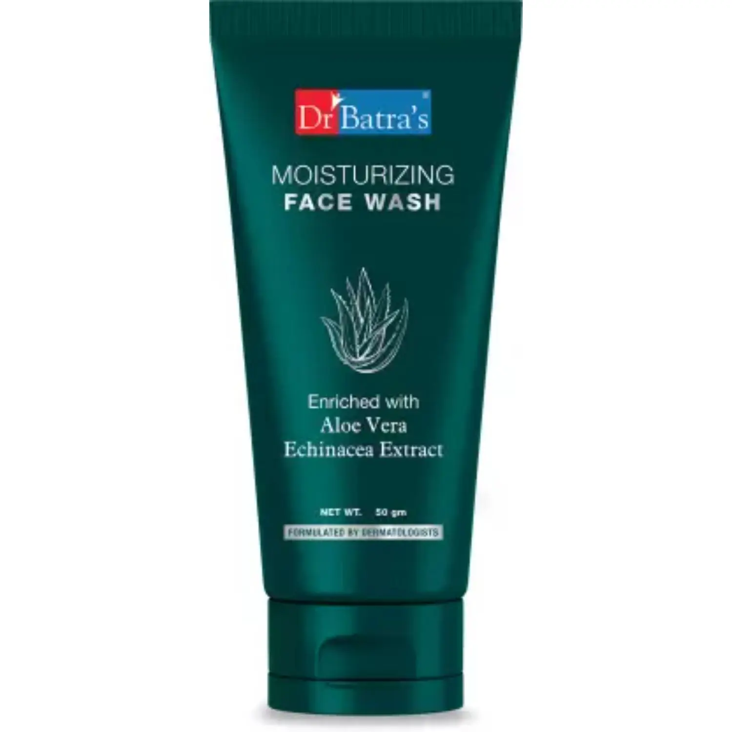 Dr Batra's Moisturizing Face Wash Enriched With Aloe Vera Soft, Hydrated & Supple Skin - 50 gm