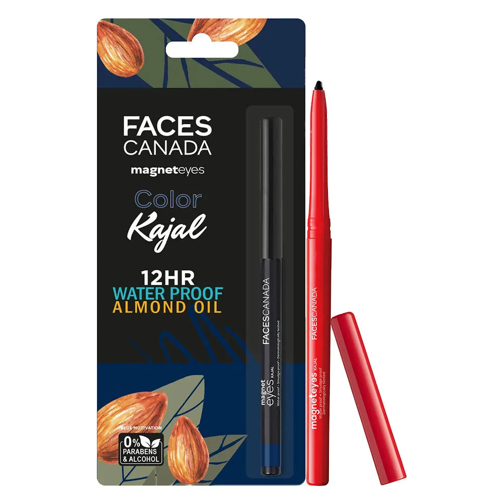 Faces Canada Magneteyes Kajal Combo - Black + Blue