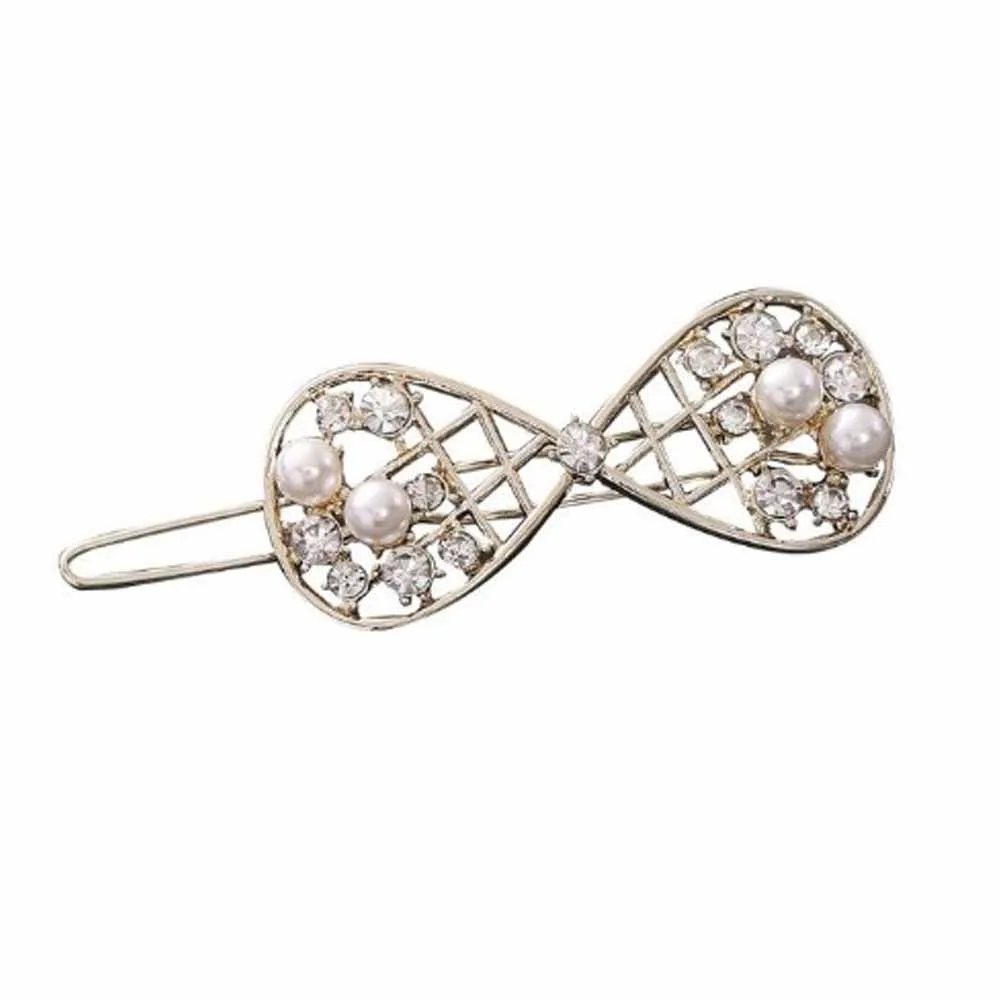 Ferosh Pariza Sparkling Golden Bow Hair Pin