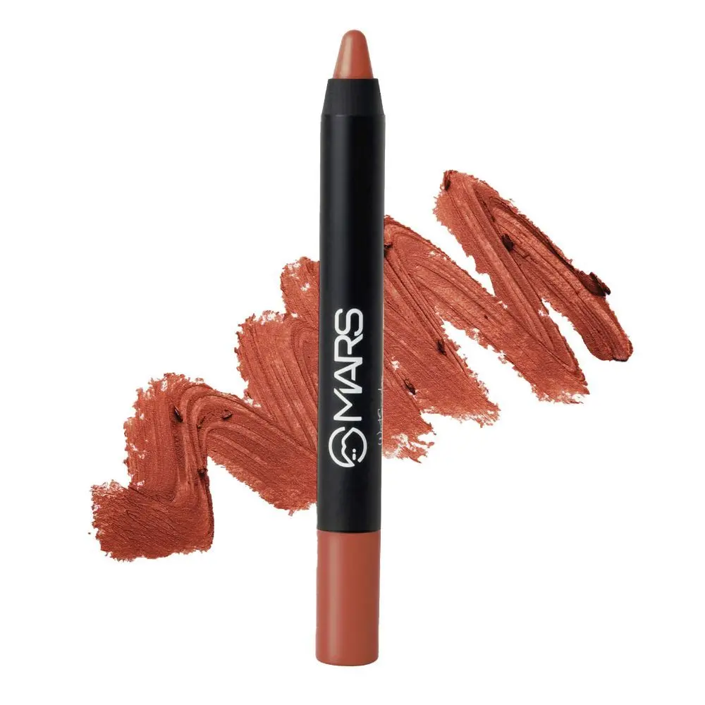 MARS Long Lasting Won't Smudge Won't Budge Lip Crayon with Matte Finish - Boss Lady| 3.5g