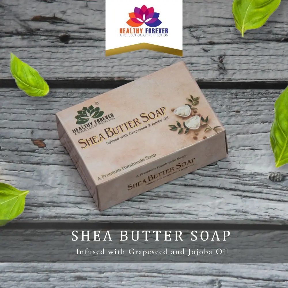 Healthy Forever Pure Shea Butter Soap,Sulphate Parabens free for Pigmentation, Dark spot & Acne 120 g