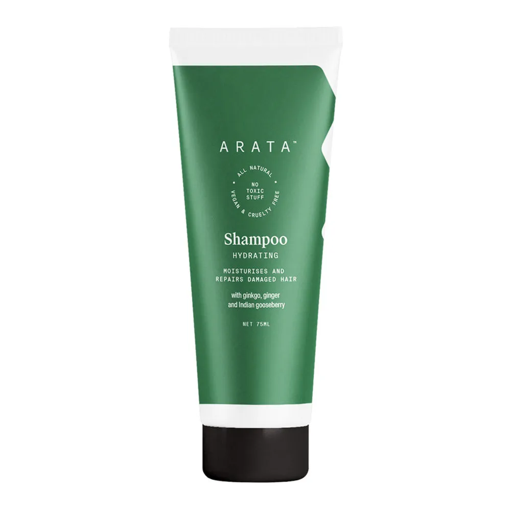 Arata Hydrating Shampoo Moisturises and Repairs Damaged Hair