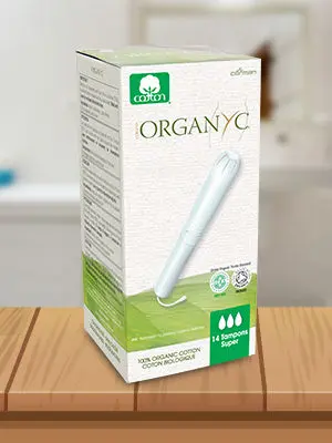 Organyc Internal Tampons with Applicator - Super