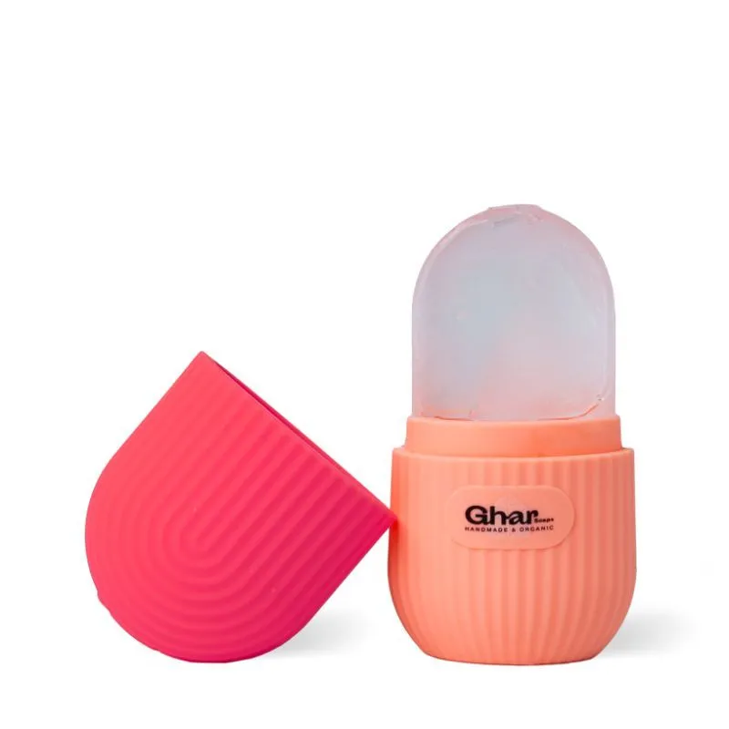 Ghar Soaps Ice Roller For Face & Eye Massage - Pink