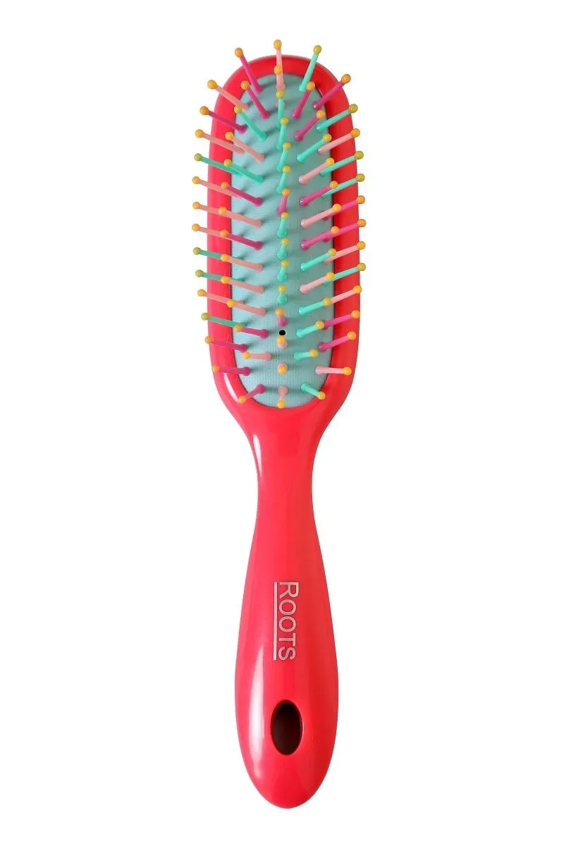 Roots Color Glam Slim Cushion Brush - Pink CGM44