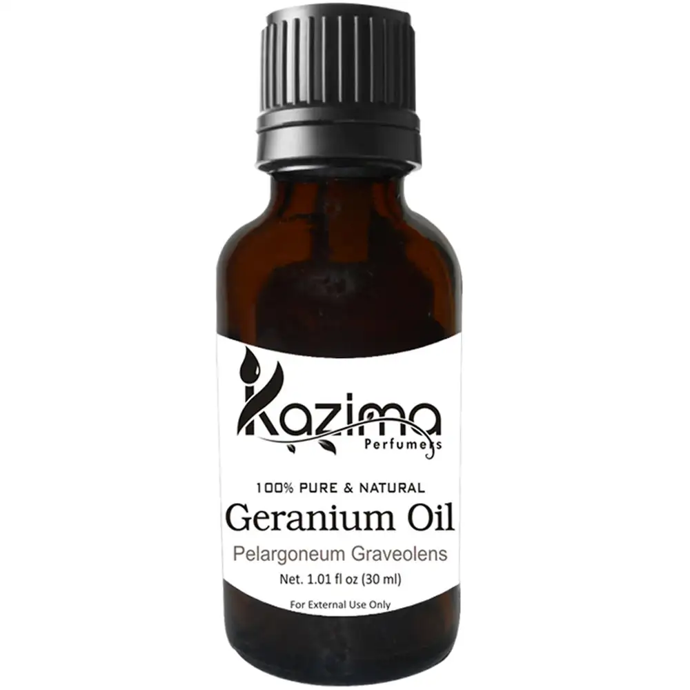 Kazima Geranium Oil,  30 ml  100% Pure & Natural