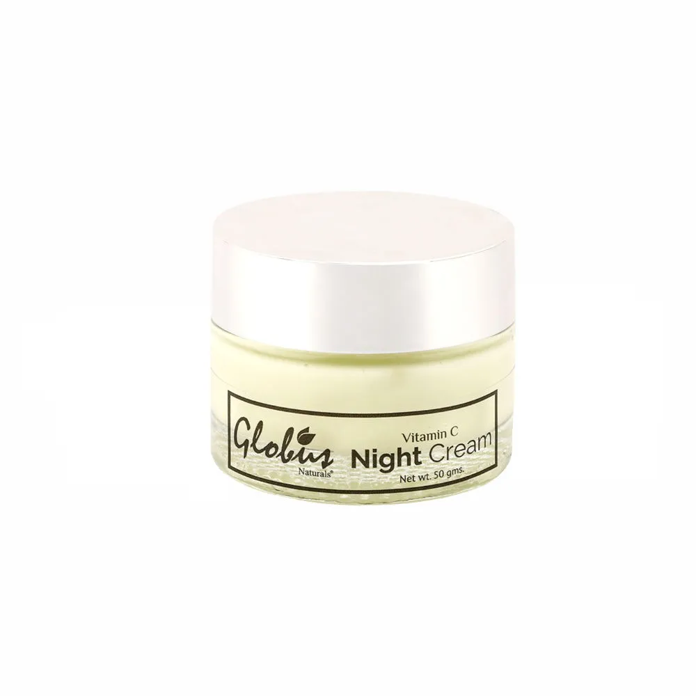 Globus Naturals Vitamin C Night Cream for Natural Glow & Even Toned Skin