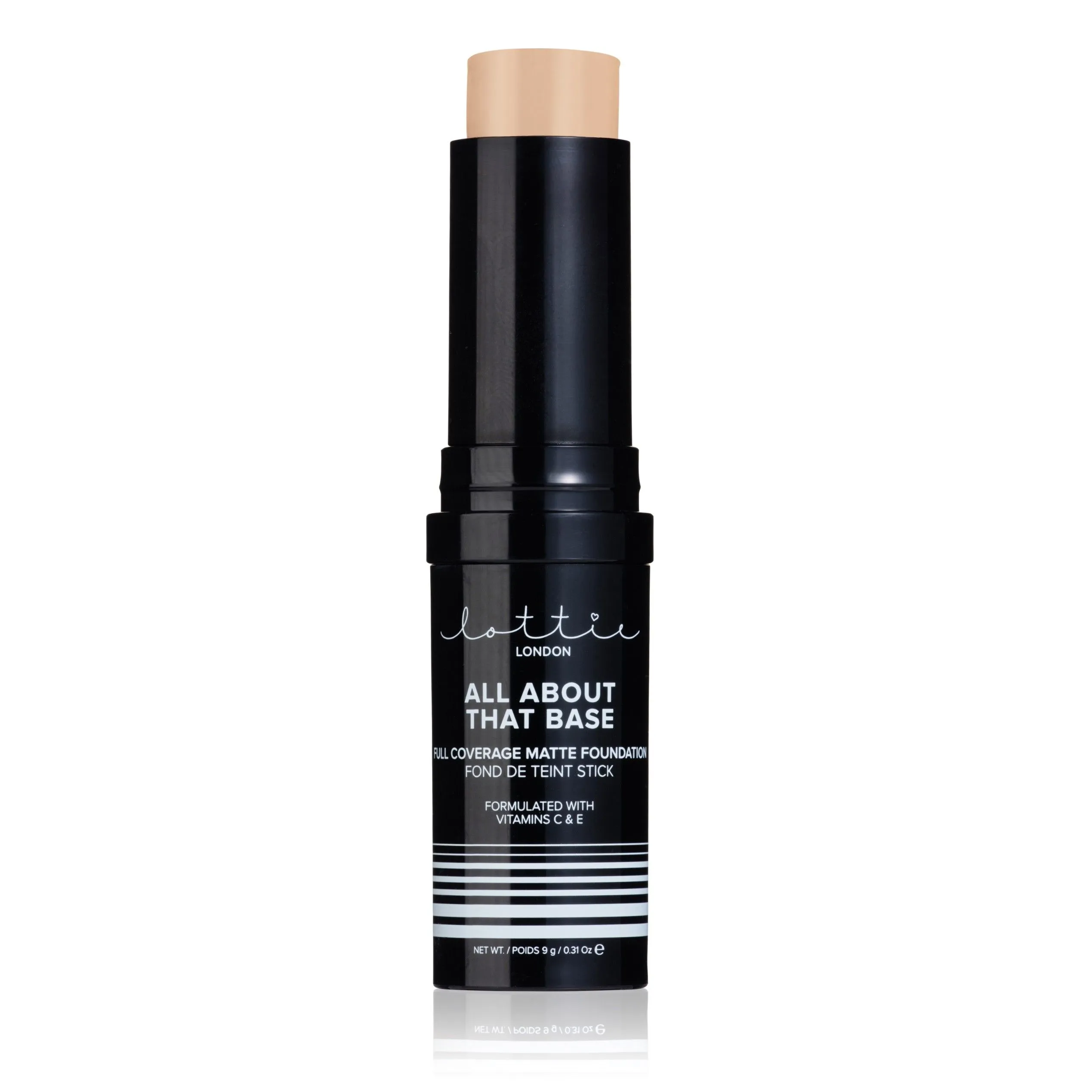 Lottie London All About That Base Full Coverage Matte Foundation Stick - Beige