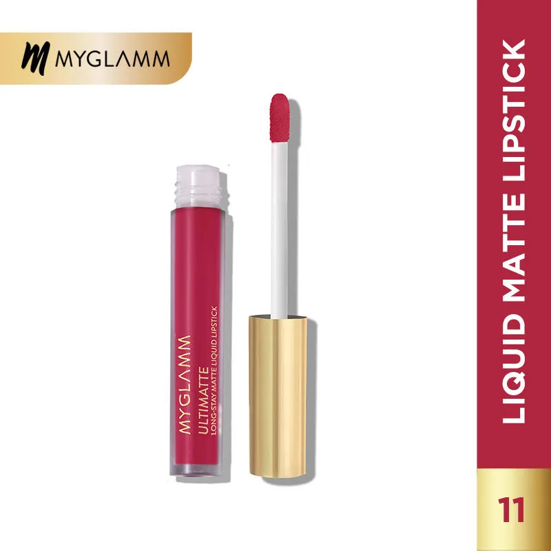 MyGlamm Ultimatte Long Stay Matte Liquid Lipstick - Rose Belle