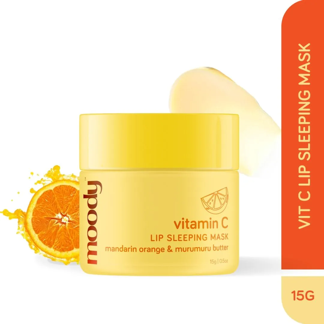 Moody Vitamin C Lip Sleeping Mask With Mandarin Orange & Murumuru Butter