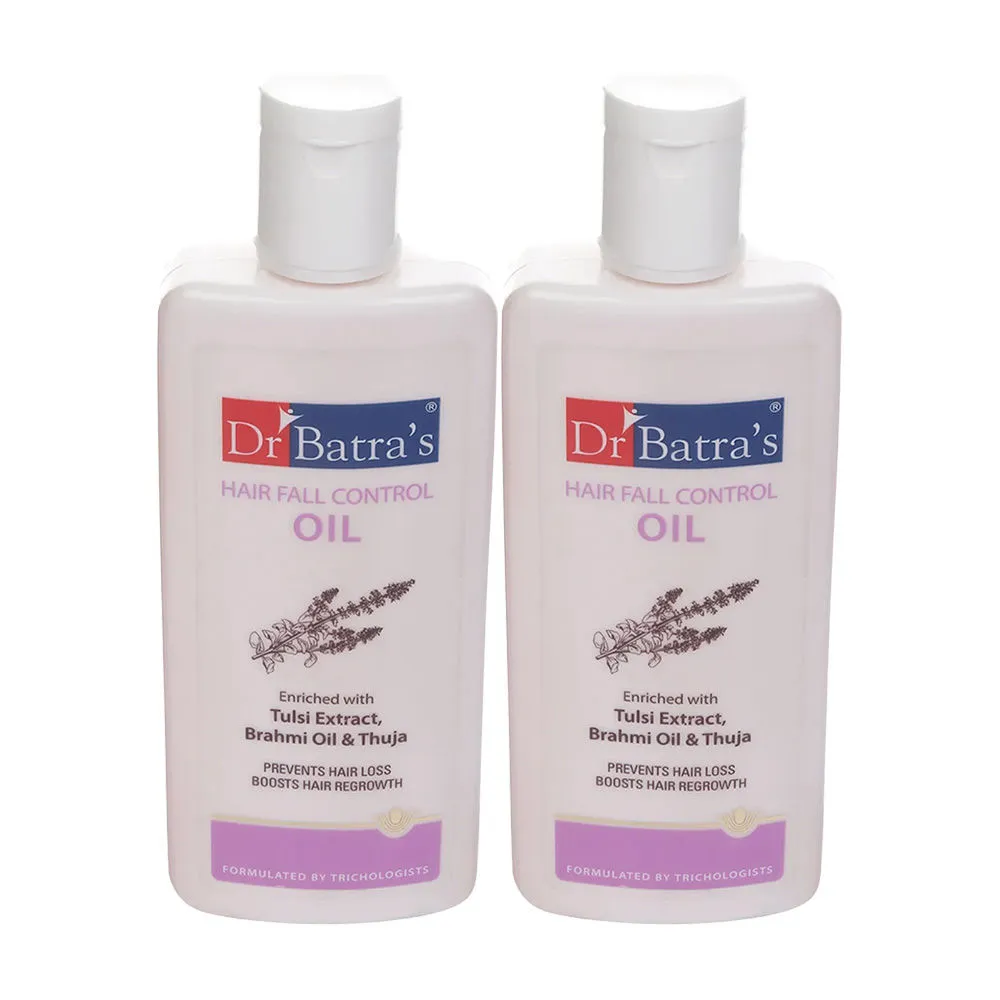 Dr.Batra's Hair Fall Control Oil Enriched With Tulsi Extract, Brahmi Oil & Thuja