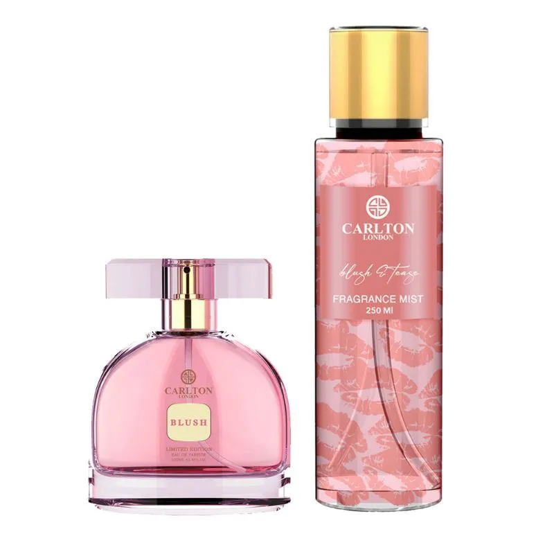 Carlton London Women Combo Of Blush Perfume + Blush & Tease Body Mist