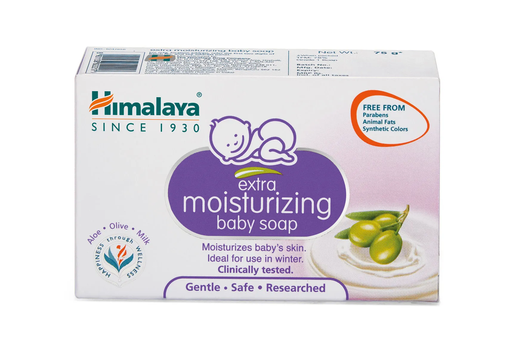 Himalaya Baby Care Extra Moisturizing Baby Soap