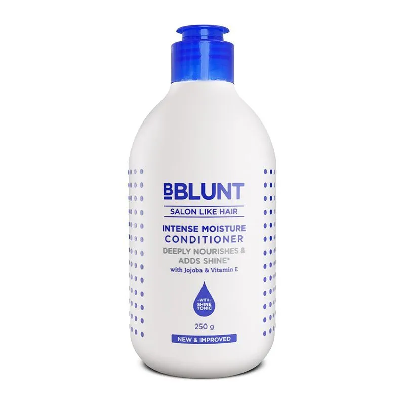 BBlunt Intense Moisture Conditioner With Vitamin E & Jojoba For Dry & Frizzy Hair