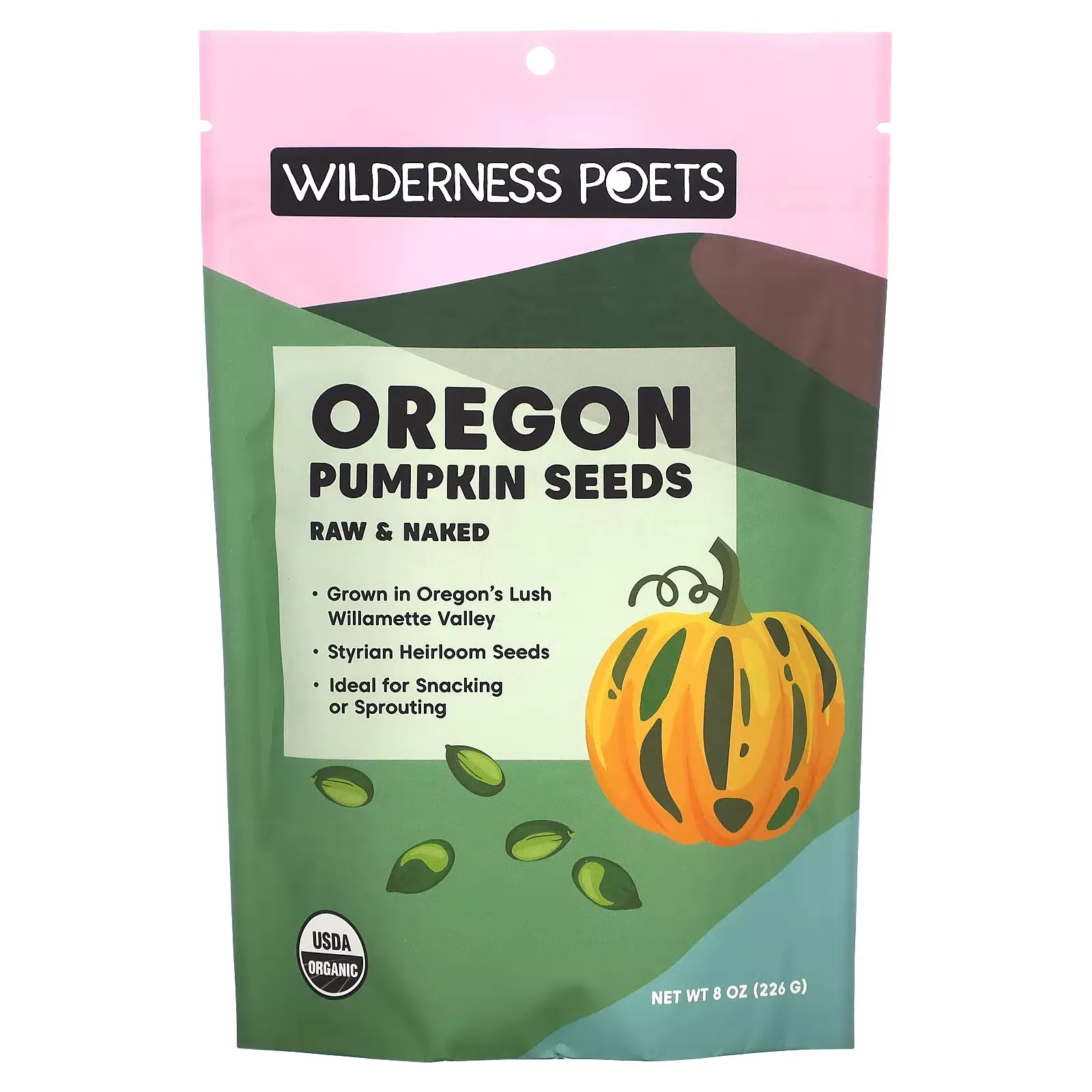 Oregon Pumpkin Seeds, 8 oz (226 g)