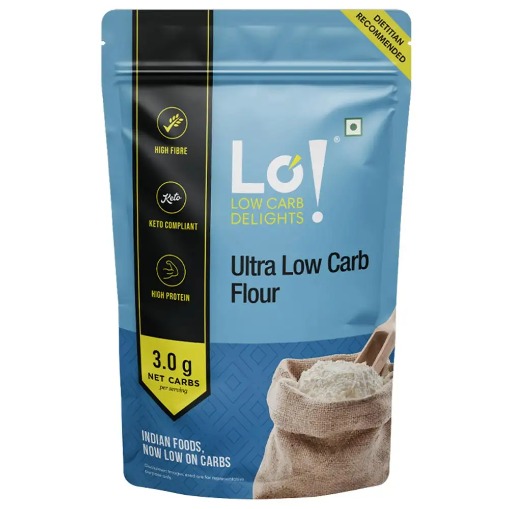 Lo! Foods Ultra Low Carb Keto Atta,  High Protein Flour | Healthy Atta  5 kg