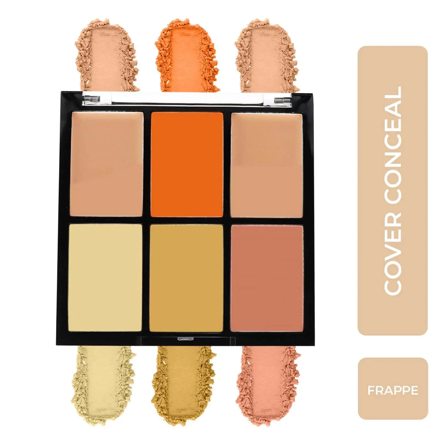 Half N Half Cover Concealer Skin Beauty, Multicolour Palette, Frappe (9.6gm)