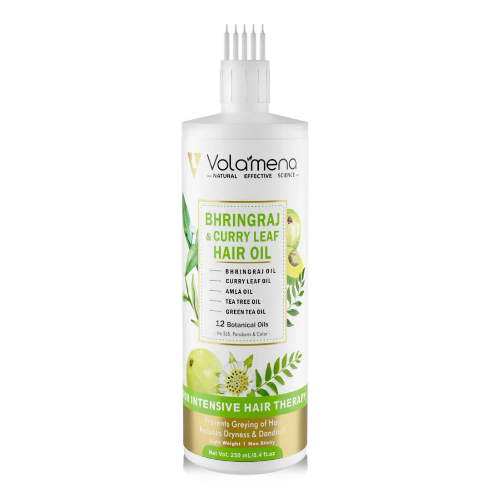 Volamena Bhringraj & Curry Leaf Hair Oil