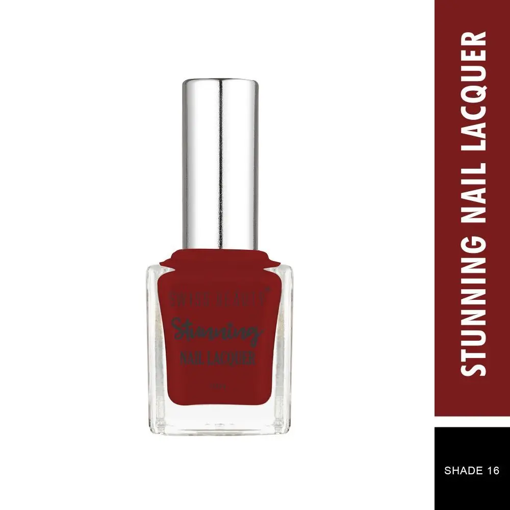 Swiss Beauty Stunning Nail Lacquer 16 Preppy Red (10 ml)