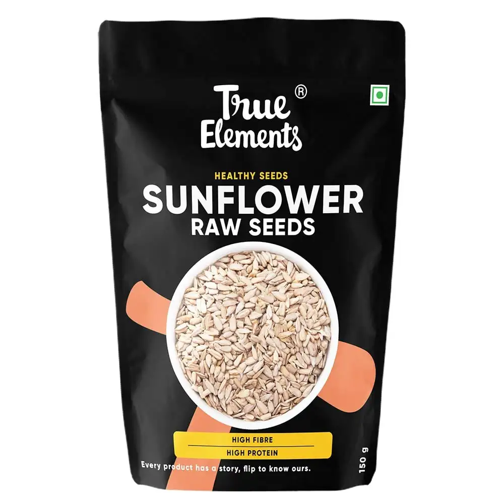 True Elements Sunflower Seeds,  Unflavoured  150 g