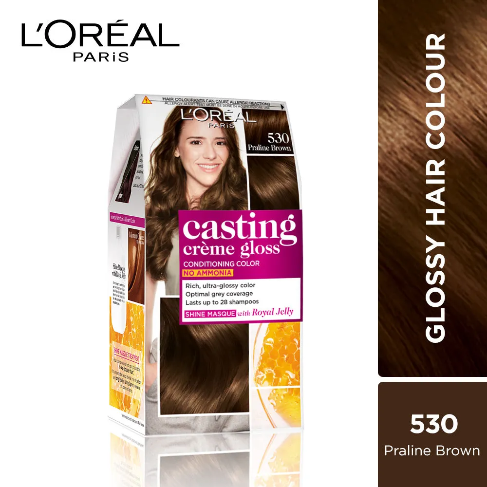 L'Oreal Paris Casting Creme Gloss Hair Color - 530 Praline Brown