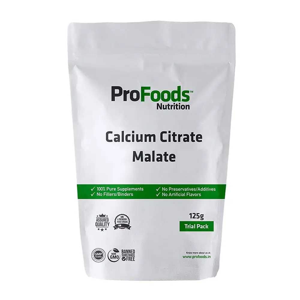 ProFoods Calcium Citrate Malate Powder,  125 g  Unflavoured