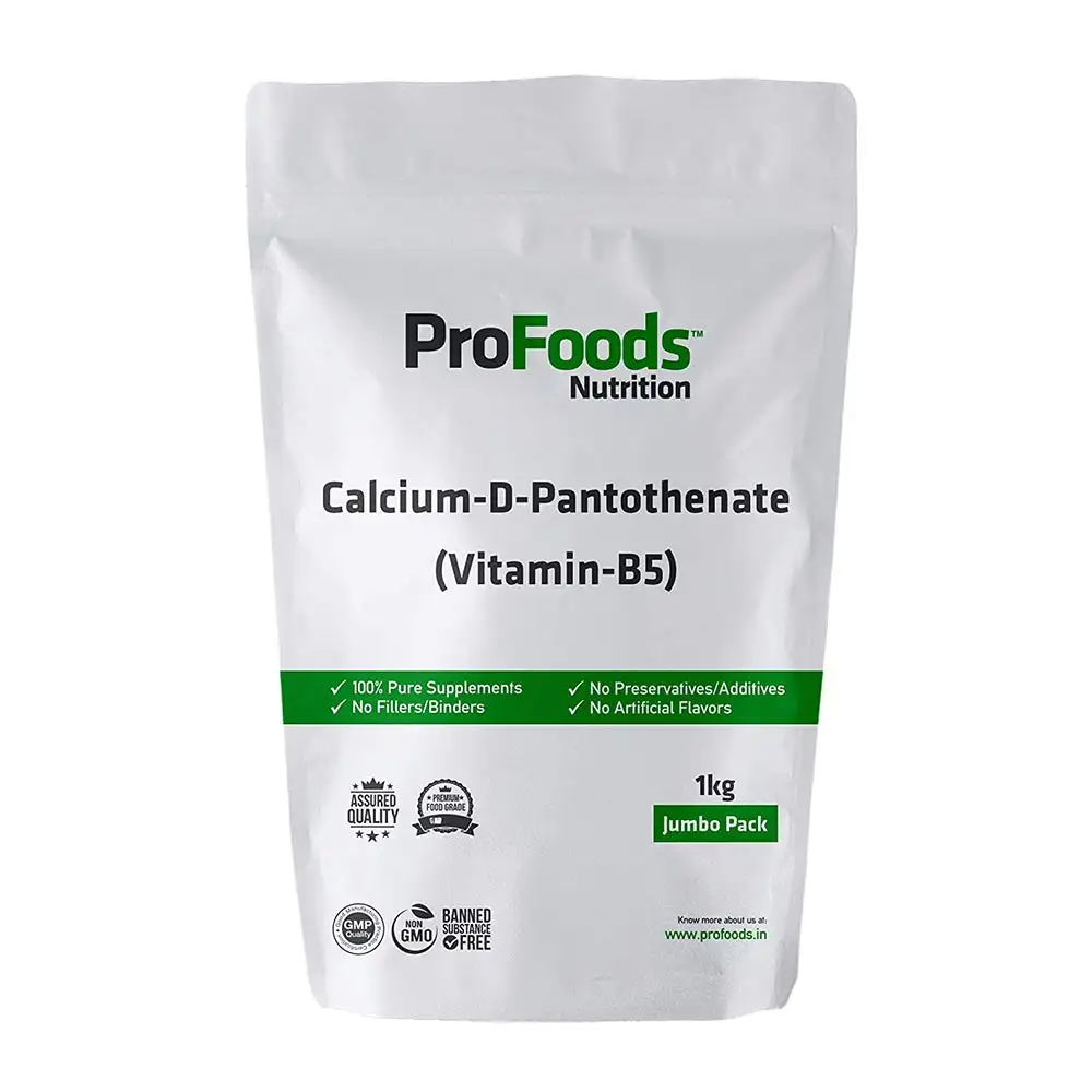 ProFoods Calcium D Pantothenate (Vitamin B5) Powder,  Unflavoured  1 kg