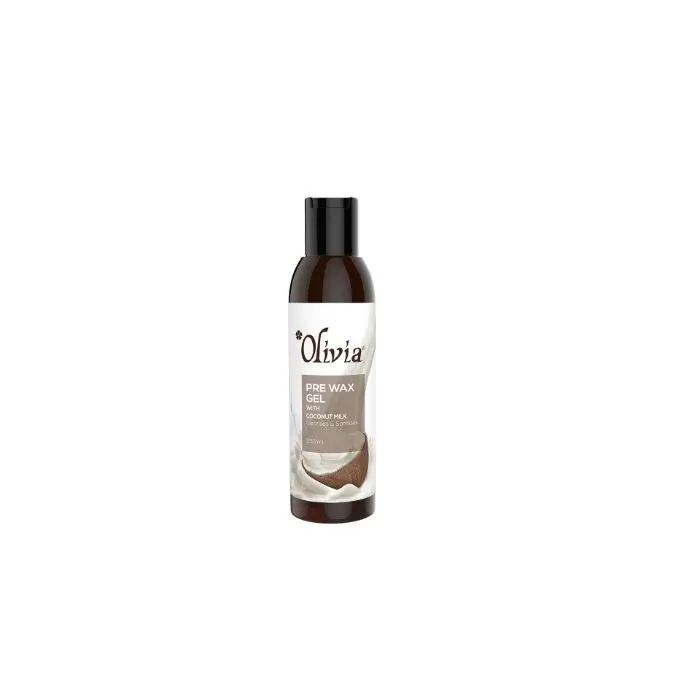 Olivia Coconut Milk Pre Hair Removal Wax Gel for Sensitive Skin (250 ml)