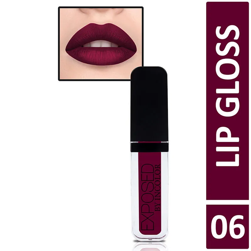 Incolor Exposed Soft Matte Lipgloss - 6