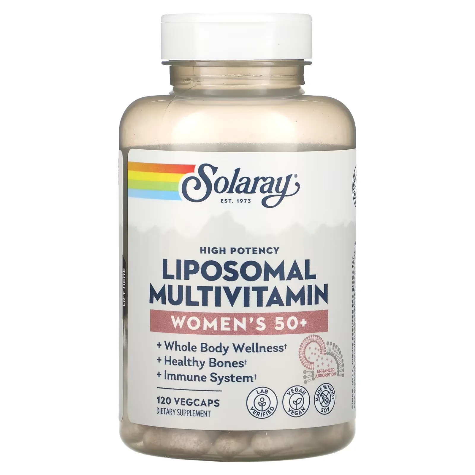 High Potency Women's 50+ Liposomal Multivitamin, 120 VegCaps