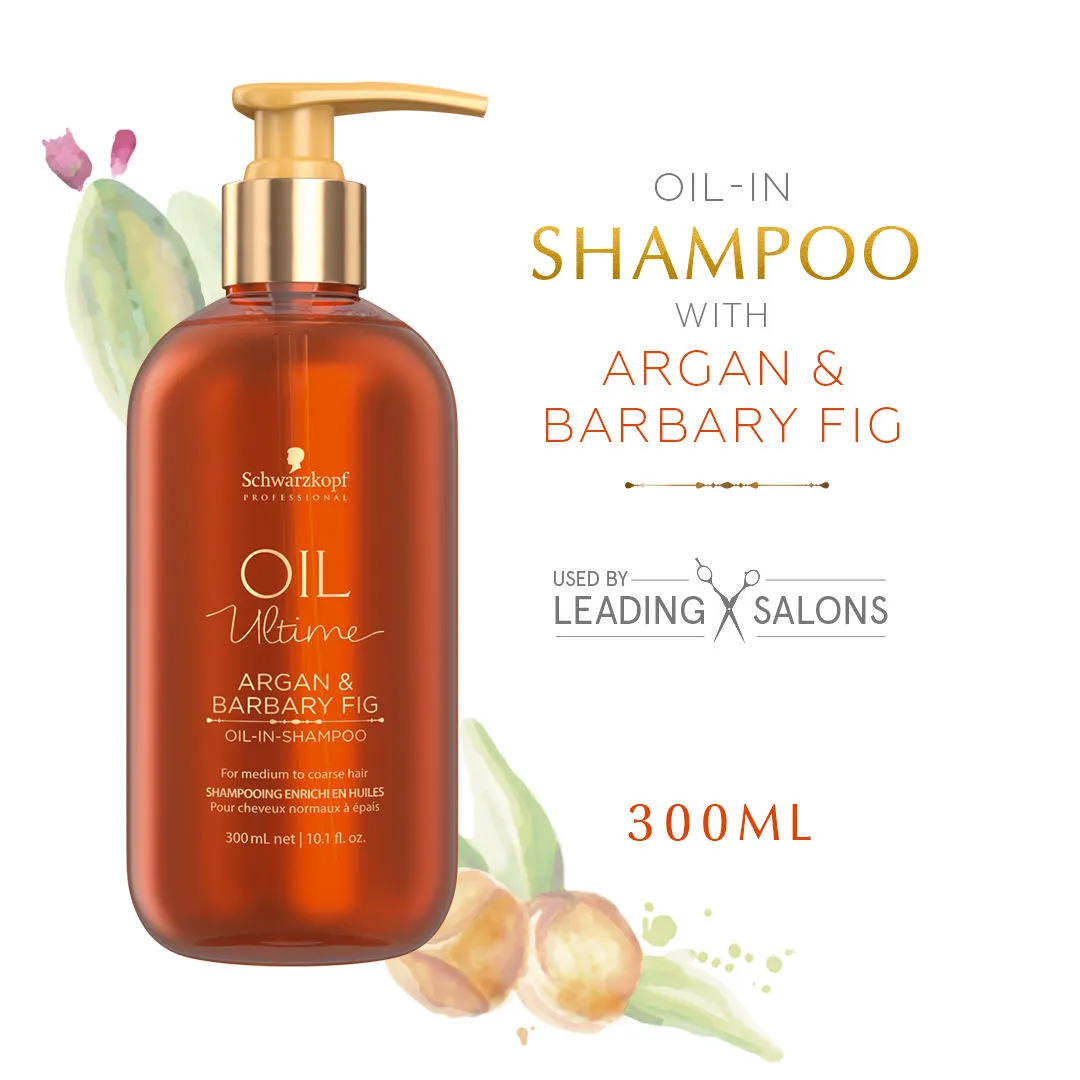 Schwarzkopf Professional Oil Ultime - Argan & Barbary Fig Oil-In Shampoo