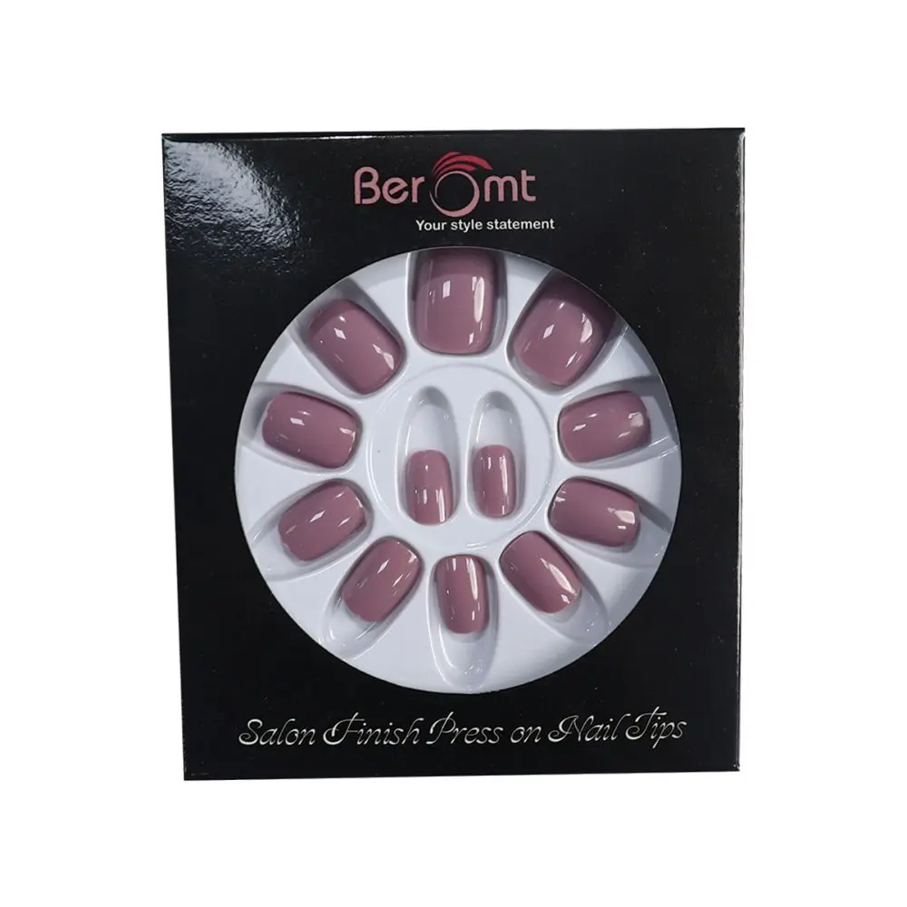 BEROMT PREMIUM GLOSSY NAILS - 446 (NAIL KIT INCLUDED)
