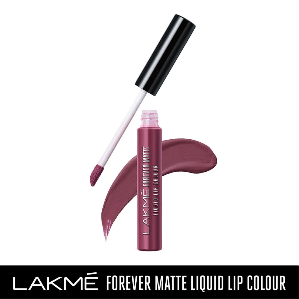 Lakme Forever Matte Liquid Lip Colour - Mauve Ecstasy (5.6 ml)