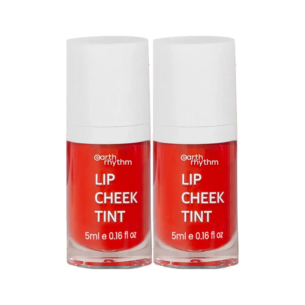 Earth Rhythm Lip & Cheek Tint - Cherry (Pack Of 2)