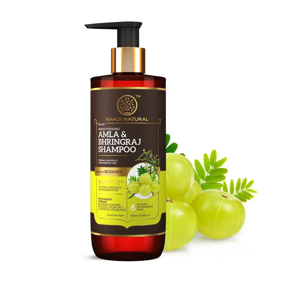 Khadi Natural - Amla & Bhringraj Hair Cleanser (Sulphate free ) 310 ml