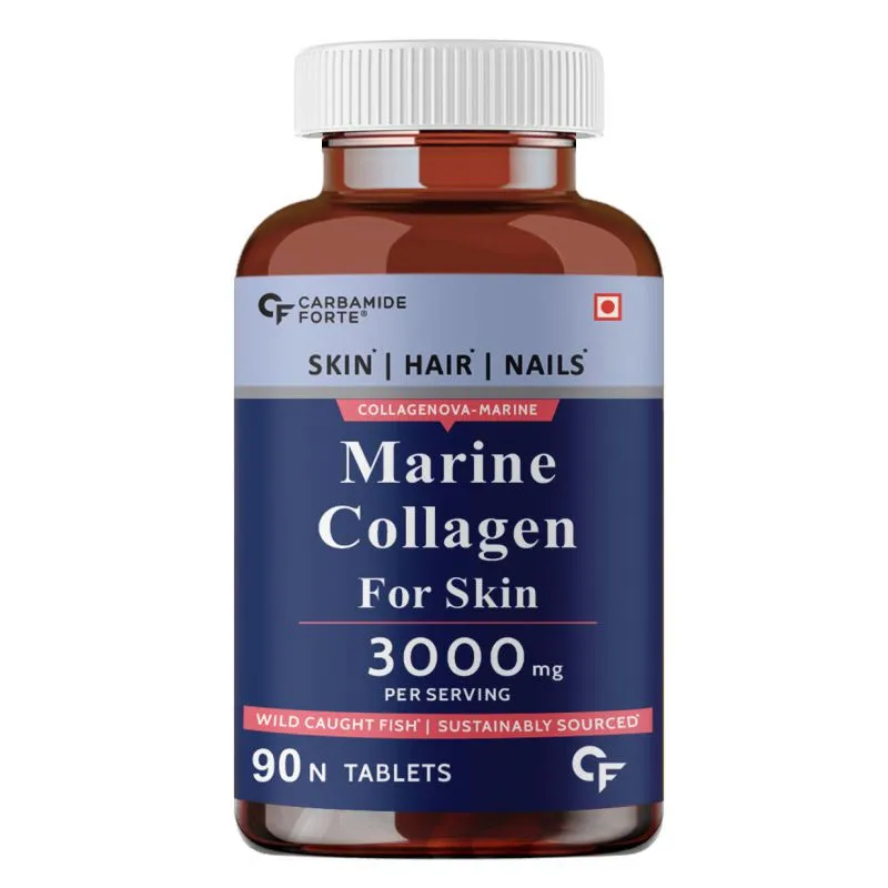 Carbamide Forte Hydrolyzed Marine Collagen For Skin Peptides Tablets