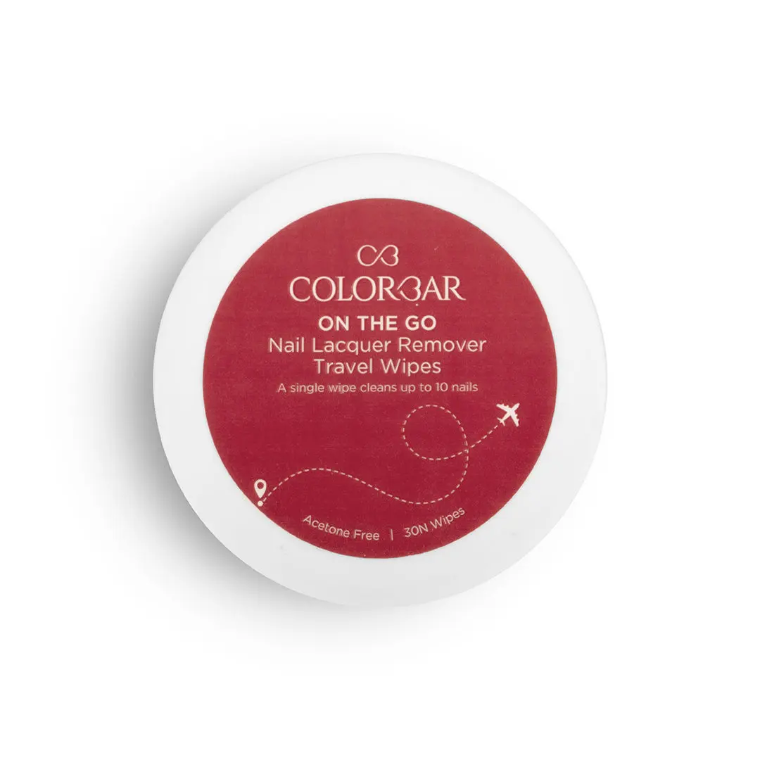 Colorbar On The Go Nail Lacquer Remover Wipes Sunshine Rose