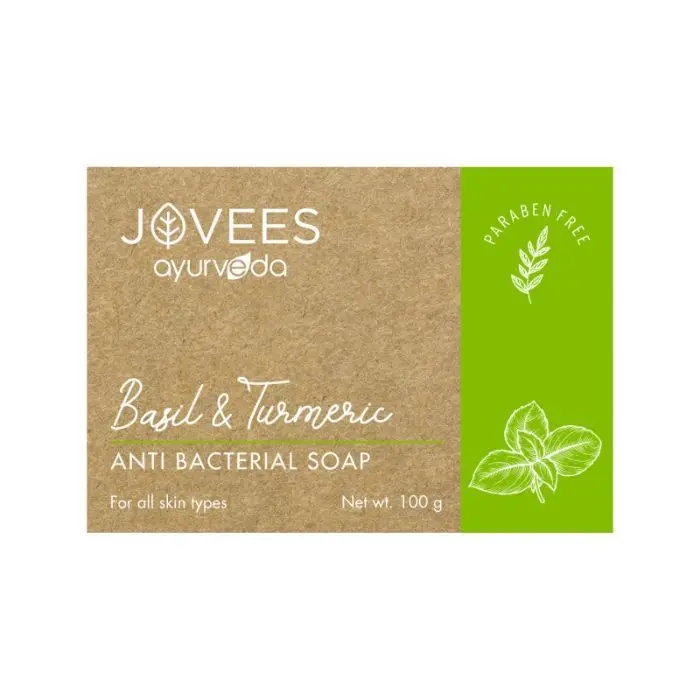 Jovees Basil & Turmeric Anti-Bacterial Soap Purify And Refresh