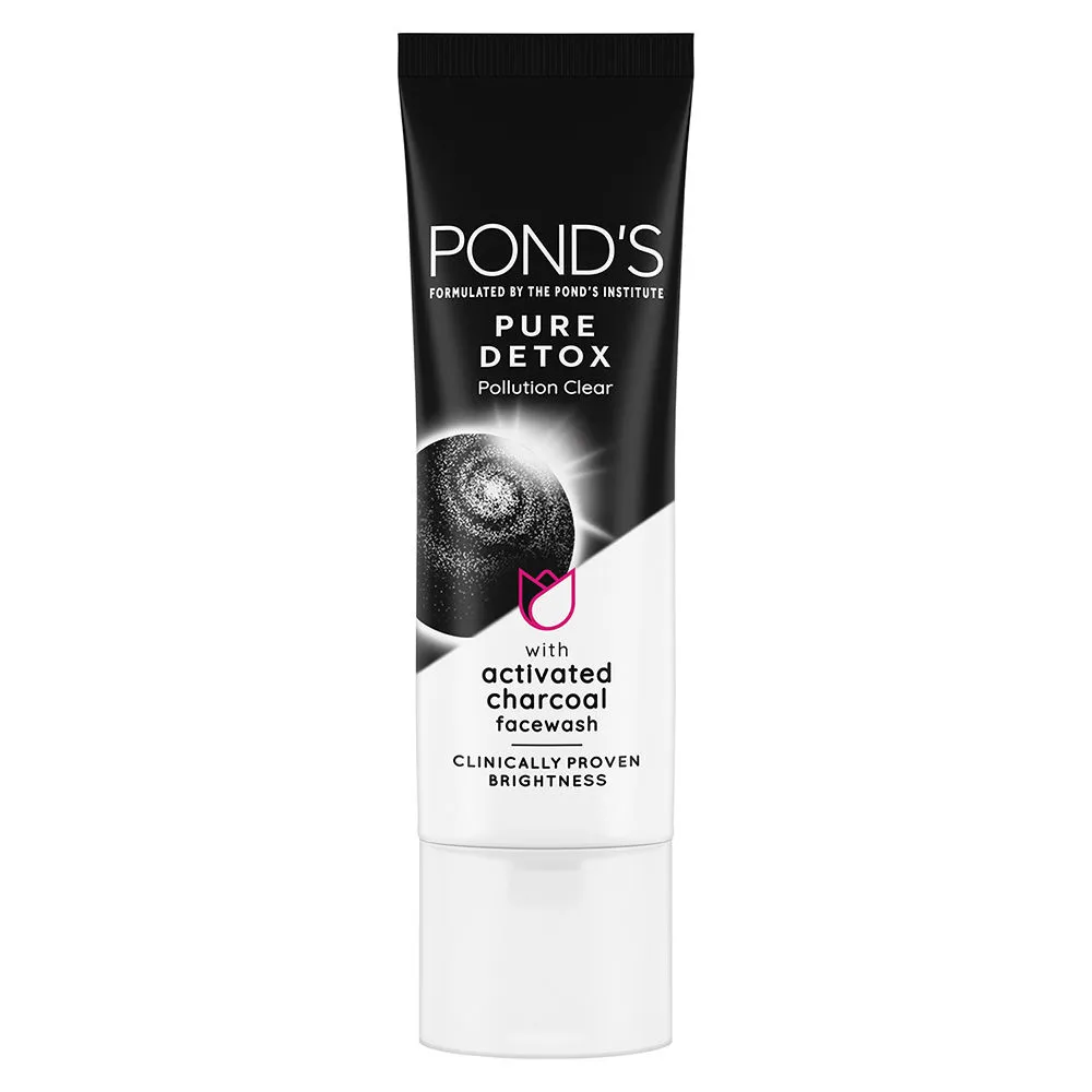 Ponds Pure Detox Anti-Pollution Purity Face Wash with Activated Charcoal