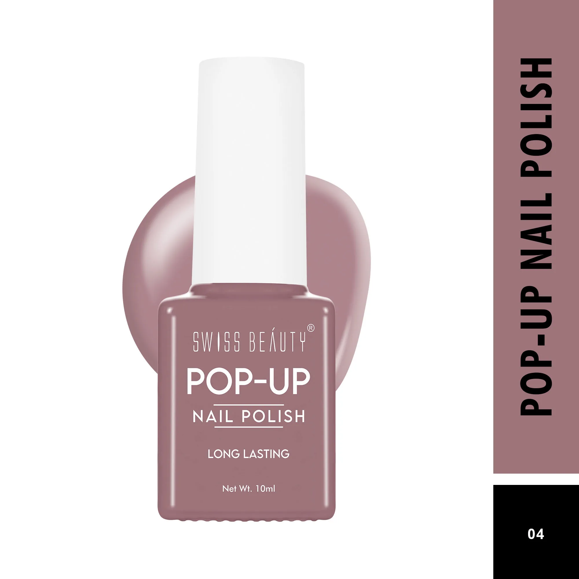 Swiss Beauty Pop UP Nail Polish - Shade-04