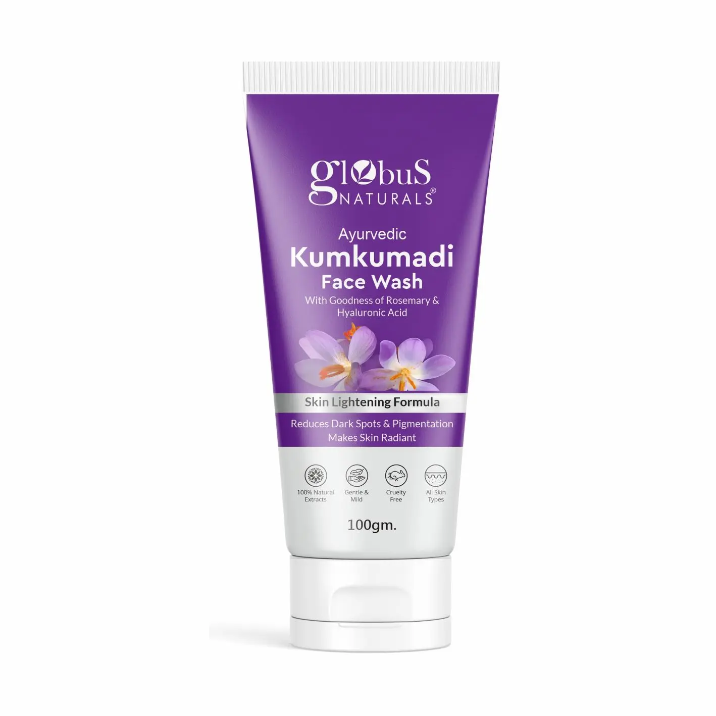 Globus Naturals Ayurvedic Kumkumadi Face Wash, 100 gm