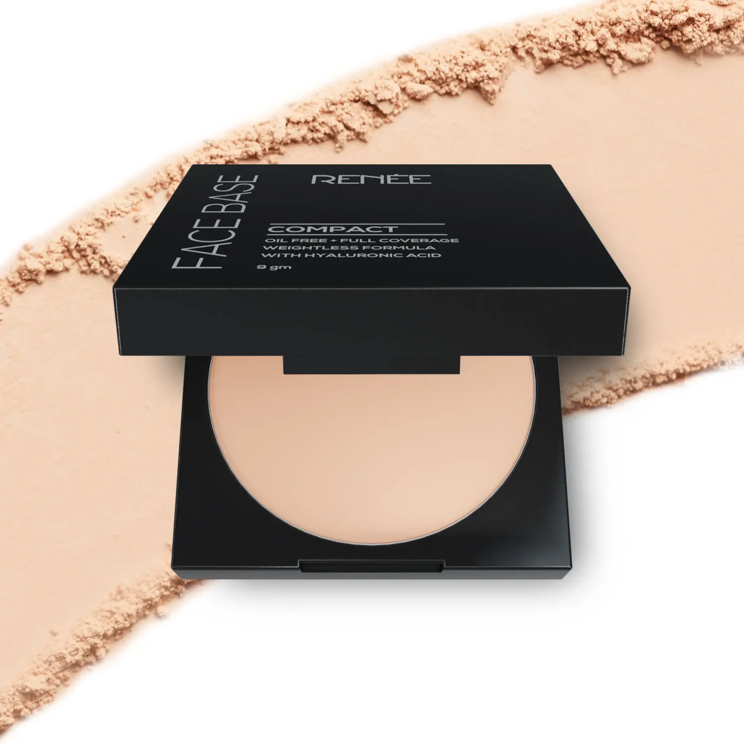 RENEE Face Base Compact Macadamia Beige, 9 g