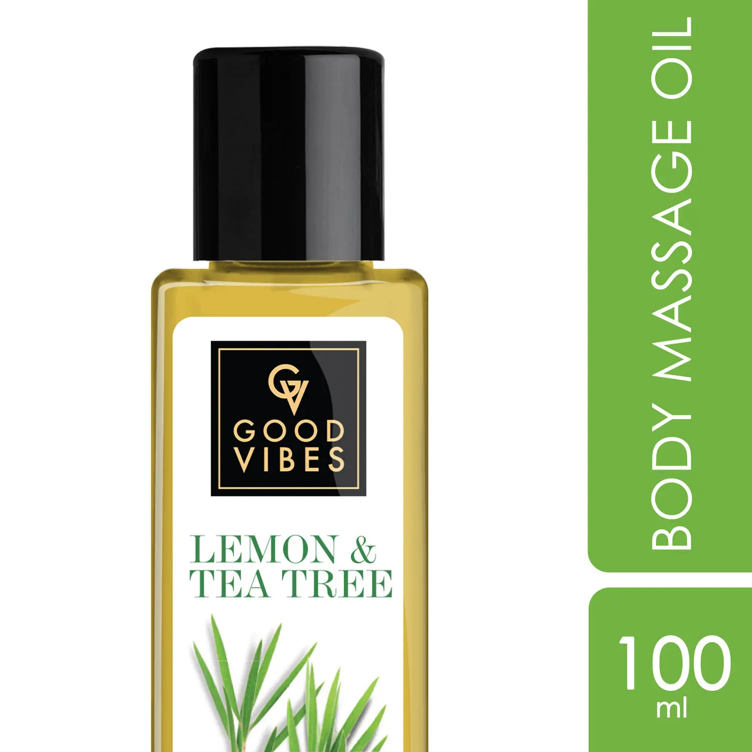 Good Vibes Lemon & Tea Tree Body Massage Oil (100 ml)