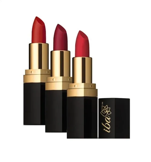 Iba Lipstick Combo (Festive Red Matte Long Stay)